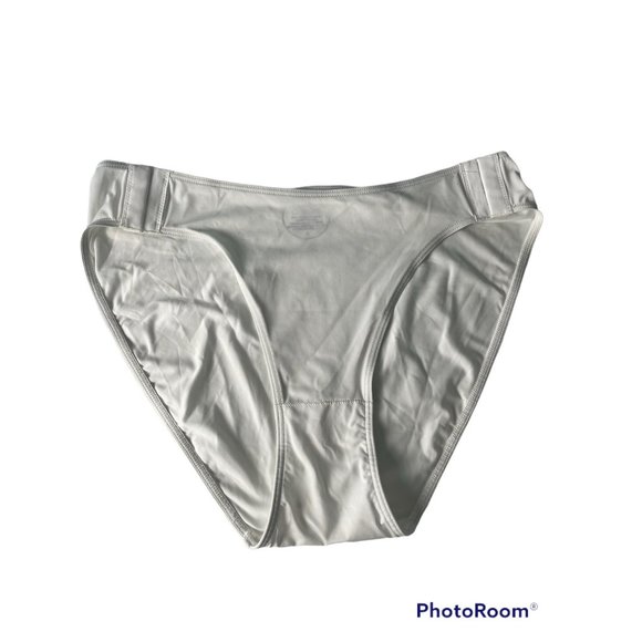 SLICK CHICKS High waist, high Cut Bikini Bottom, white, size small - Picture 2 of 9